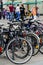 Bicycles in Alexanderplatz Berlin