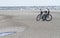 Bicycles on the Beach