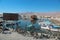 Bicycles and boats in Dibba Al-Baya harbour, Sultanate of Oman