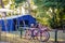 Bicycles At A Camp Site