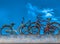 Bicycles on Historic Railroad Car