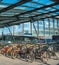 Bicycles parking Kastrup airport Denmark