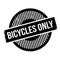 Bicycles Only rubber stamp