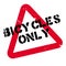 Bicycles Only rubber stamp