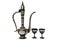 Bidriware Wine Decanter and Cups