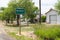 Bieber, California - Welcome sign to Bieber CA formerly Chalk Ford, a small rural town in Lassen County