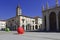 Biella, the cathedral square