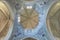 Biella - The fresco of neo-gothic cupola of Cathedral by Giovannino Galliari (1784