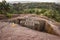 Biet Ghiorgis, Rock Hewn Orthodox Church, Lalibela in Ethiopia