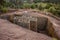 Biet Ghiorgis, Rock Hewn Orthodox Church, Lalibela in Ethiopia