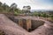 Biet Ghiorgis, Rock Hewn Orthodox Church, Lalibela in Ethiopia