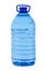 The big 5-liter bottle of water is isolated on a white background