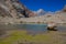 Big Allo lake in Fann mountains, Middle Asia Tajikistan