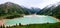 Big Almaty Lake panorama, Tien Shan Mountains