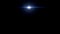 Big Bang Explore Flare Effects - Optical Solar Light Lens Flare Effect Isolated Over Black Background Animation Footage