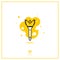 BIG BANG K-POP Group Light Stick Flat Icon