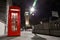 Big Ben behind a telephone booth