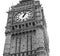 Big Ben clock tower London isolated