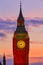 Big Ben Clock Tower in London sunset England