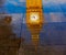 Big Ben Clock Tower puddle reflection London