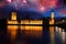 Big Ben with firework, celebration of The New Year