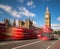 Big Ben and London Buses