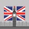 Big ben london flag england and buildings tower landmark