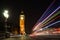 Big Ben seen from Westminster Bridge at Night