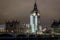 Big Ben under construction, London