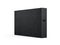 Big Black cardboard textured box with handle Mockup for smart tv set, Packaging for electronics