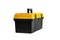 Big black toolbox for carried construction tools on wheels