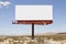 Big Blank Desert Billboard