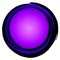 Big Blue Purple Circle Icon