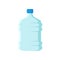 Big bottle for mineral water. Large plastic container for liquids. Flat vector element for advertising flyer or banner