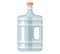 Big bottle for pump water cooler in office and home. Container dispenser for pouring clean water