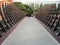 Big Bridge made from Structure of Old Abandon Boat and Cement in Thailand