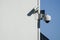 Big Brother. Two surveillance cameras