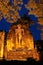 Big buddha image under twilight