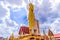 A Big Buddha statue standing in Wat Burapha Phiram This temple is situated in town and has the tallest Buddha image in the giving