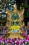 Big Buddha statue in thai buddhist wat temple