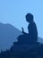 The Big Buddha or Tian Tan Buddha  on Lantau Island, Hong Kong, China