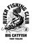 Big Catfish Fishing Shirt Design Illustration