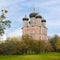 The Big Cathedral of the Theotokos of the Don Our Lady of the Don Large Cathedral at the Donskoy Monastery in Moscow. The