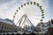 Big Christmas Ferris wheel on town square