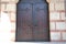 Big church wood doors
