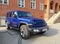 Big classic blue car Jeep Cherokee