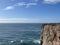 Big cliff at the Fortaleza de Sagres