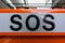 Big Close SOS Box Orange Emergency Train Station
