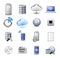 Big collection of IT hosting icons