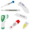 Big colored set different types of thermometers for hospital